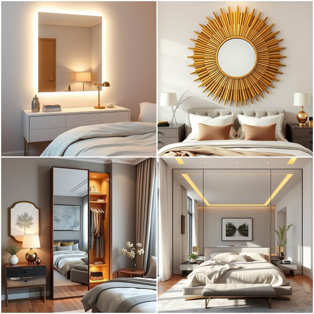 20 Bedroom Mirror Ideas To Add A Touch of Glamour