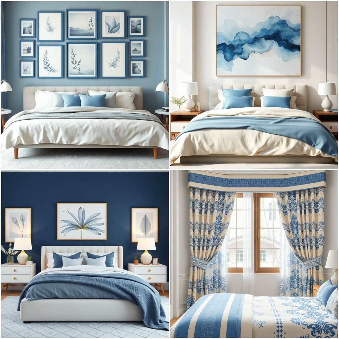 20 Blue and Cream Bedroom Ideas That Radiate Elegance