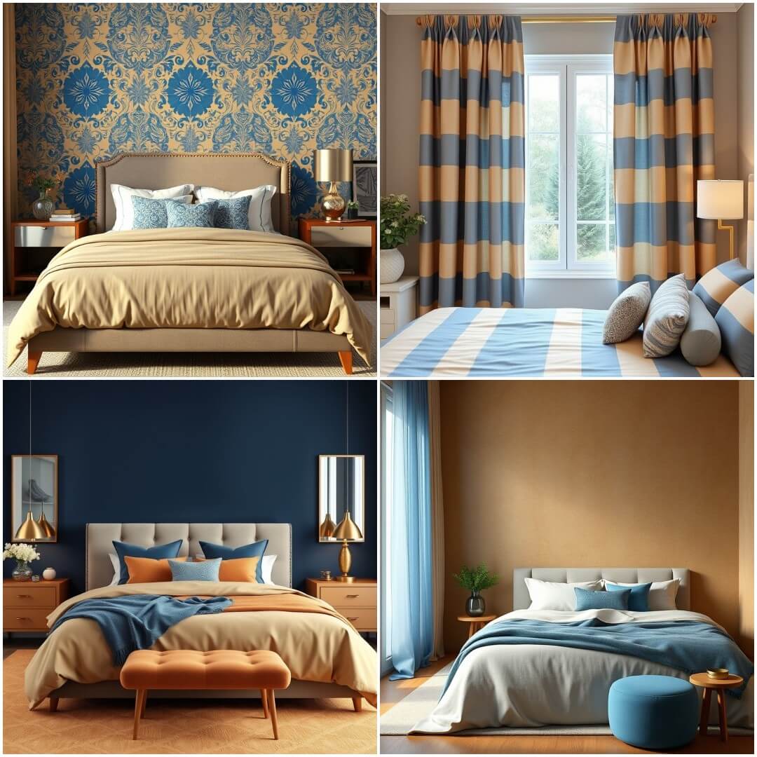 Blue And Tan Bedroom Ideas
