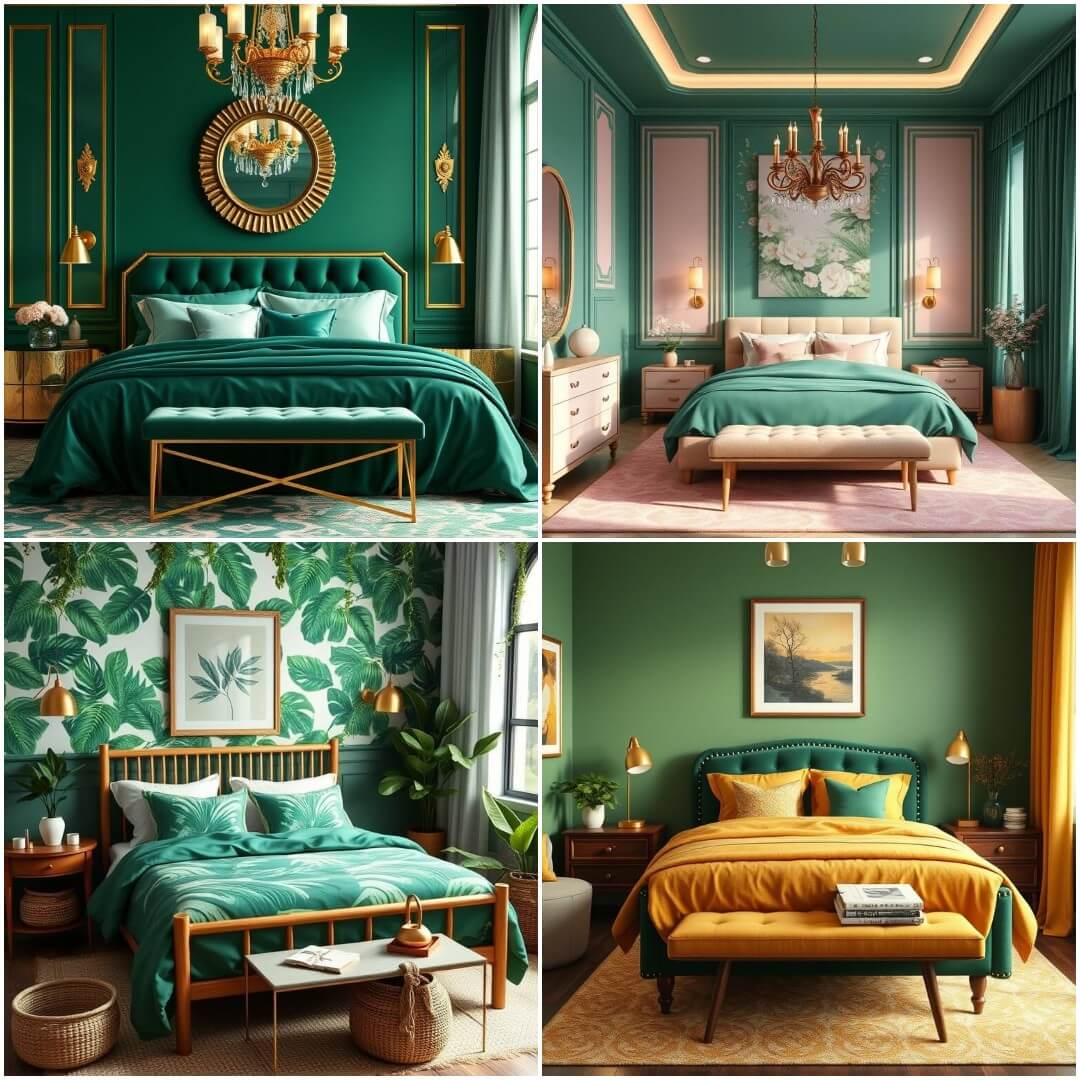 Emerald Green Bedroom Trends: 25 Must-Try Design Ideas