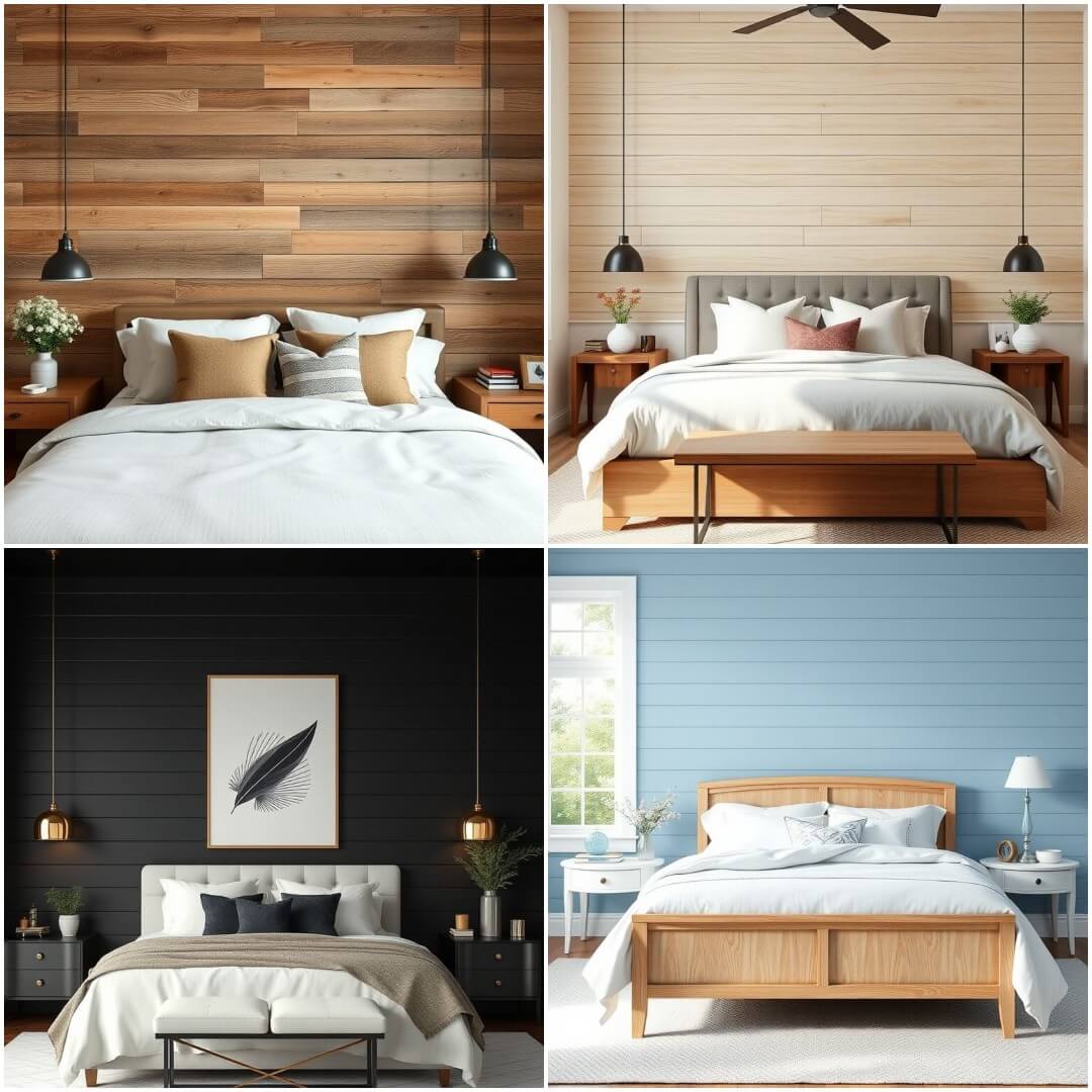 Shiplap Bedroom Wall Ideas: 40 Designs for A Cozy Look