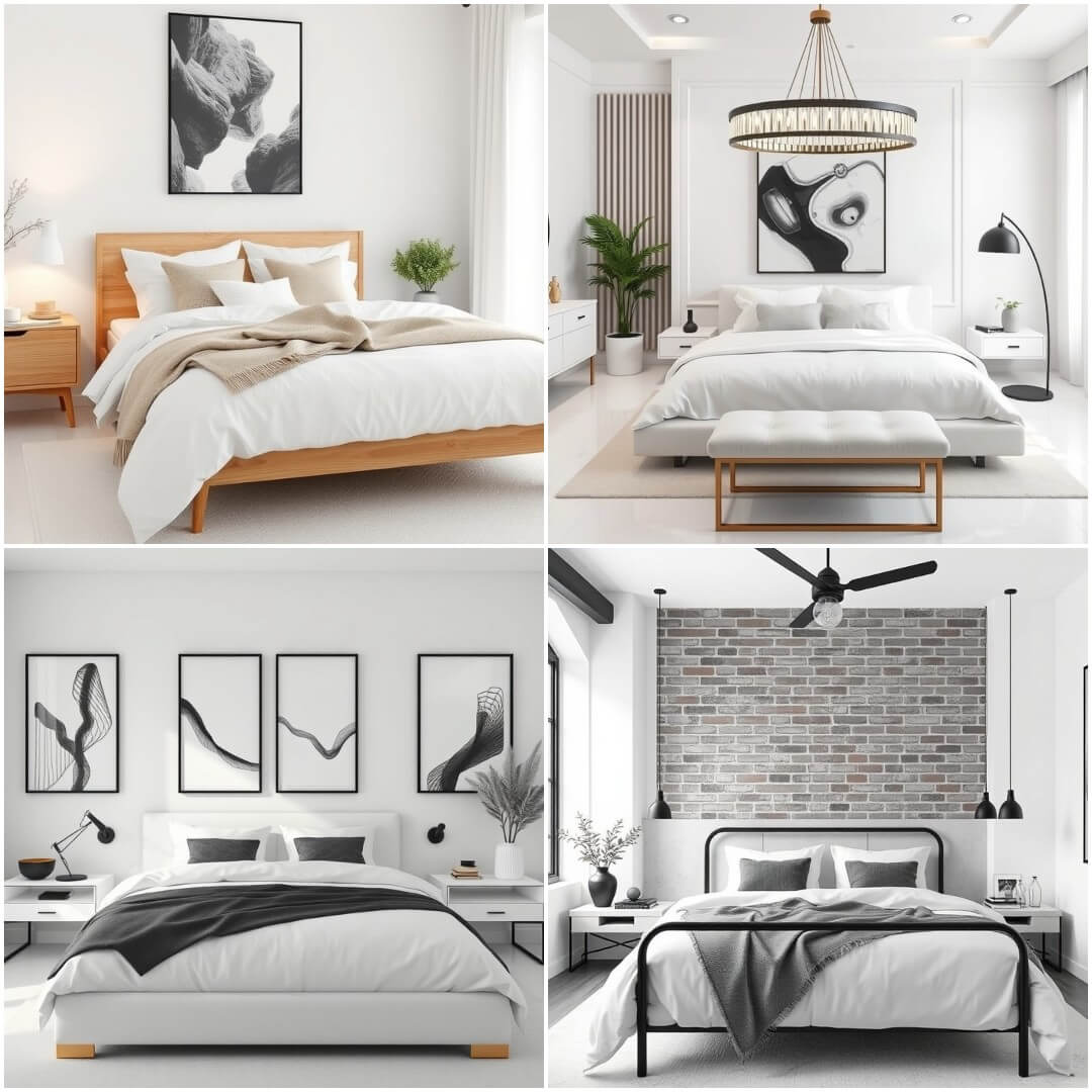 20 Modern White Bedroom Ideas That Feel Bright and Airy