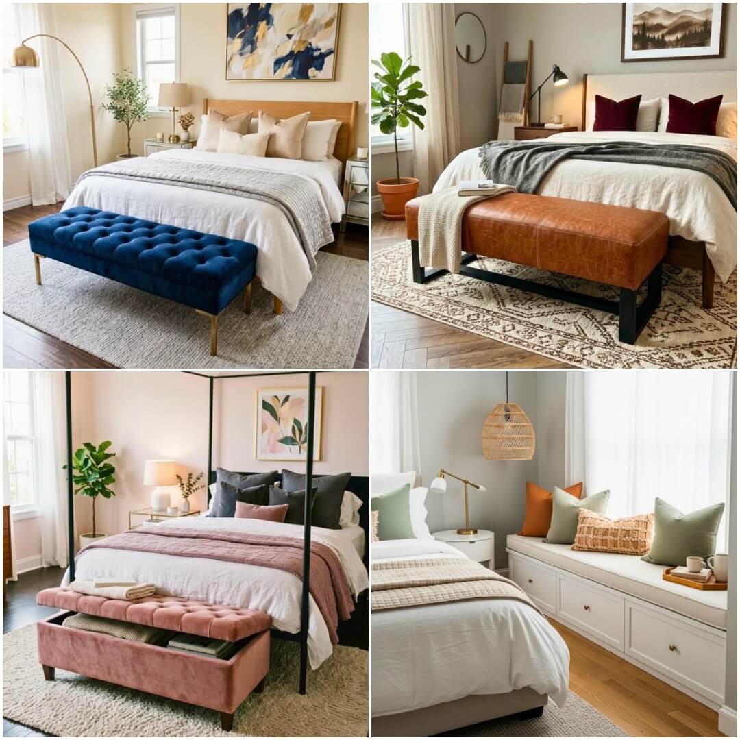 26 End of Bed Bench Ideas: Style, Storage, and What to Skip